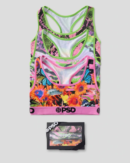 PSD Classic | 3 Pack - Summer Vibe - Sports Bra