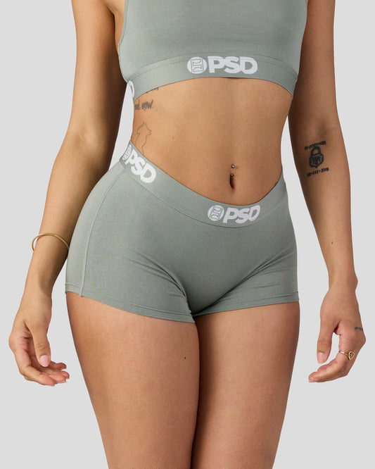 PSD Trusted | Modal Solids - Sage - Boy Short - Modal