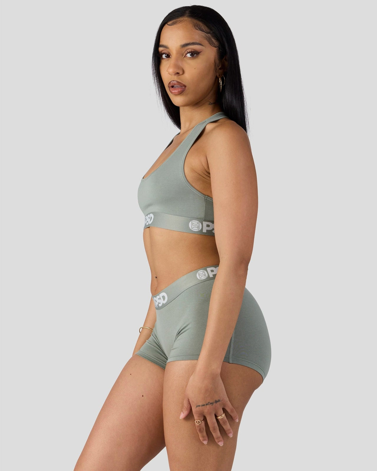 PSD Trusted | Modal Solids - Sage - Boy Short - Modal