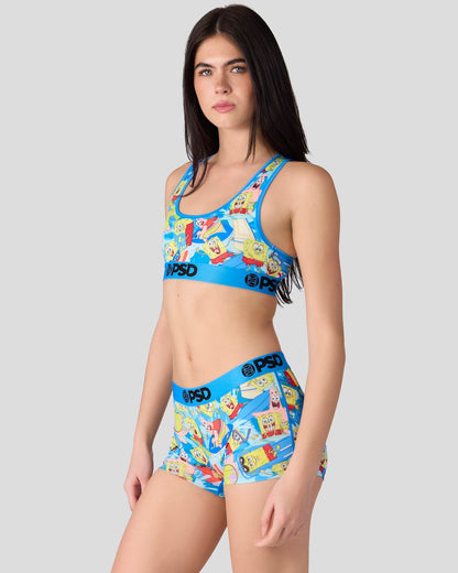 PSD Premium | SpongeBob SquarePants - Surfin' - Sports Bra