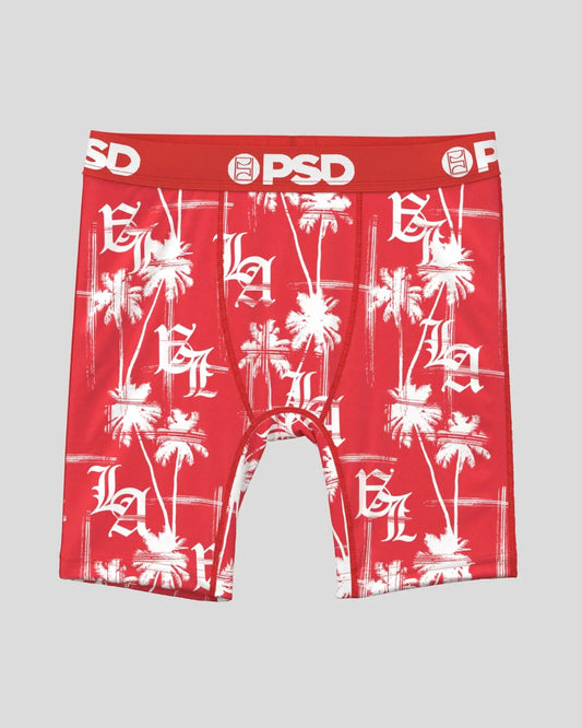 PSD Special Offer | LA Palms Red - Youth Underwear