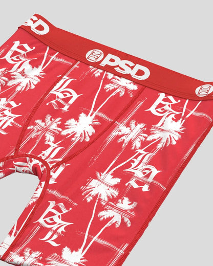 PSD Special Offer | LA Palms Red - Youth Underwear