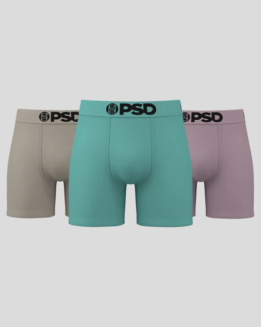 PSD Classic | Solids 3 Pack - Essentials - Mid Length - Cotton