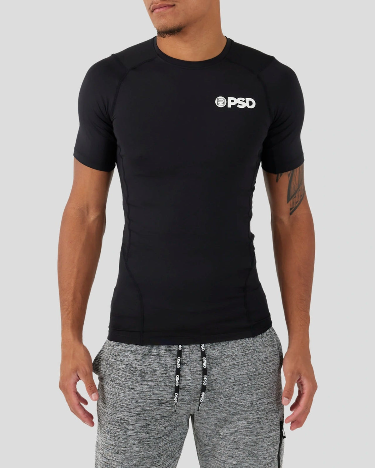 PSD Sale | Compression Tee Short Sleeve - Black - Compression Tee