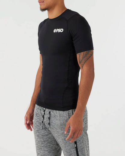 PSD Sale | Compression Tee Short Sleeve - Black - Compression Tee