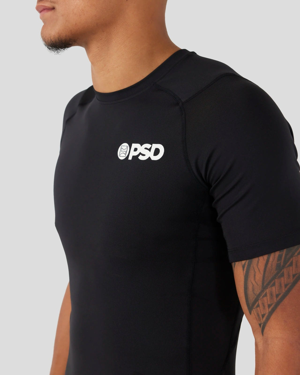 PSD Sale | Compression Tee Short Sleeve - Black - Compression Tee