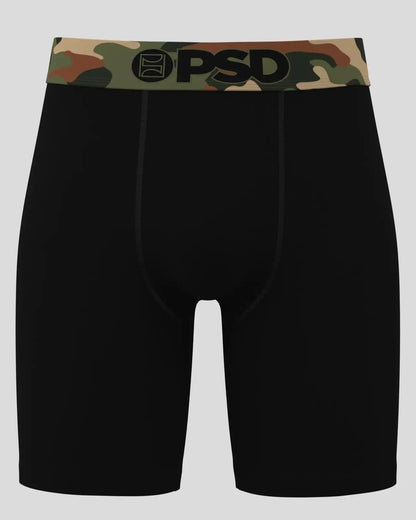 PSD Signature | Solids - Army Black - Standard Length - Cotton