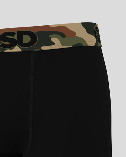 PSD Signature | Solids - Army Black - Standard Length - Cotton