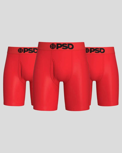 PSD Great Value | Modal 3 Pack - Red - Standard Length - Modal