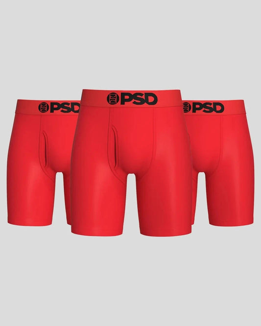 PSD Great Value | Modal 3 Pack - Red - Standard Length - Modal