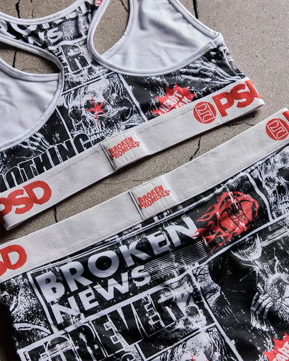 PSD Value | Broken Promises - Broken News - Boy Short
