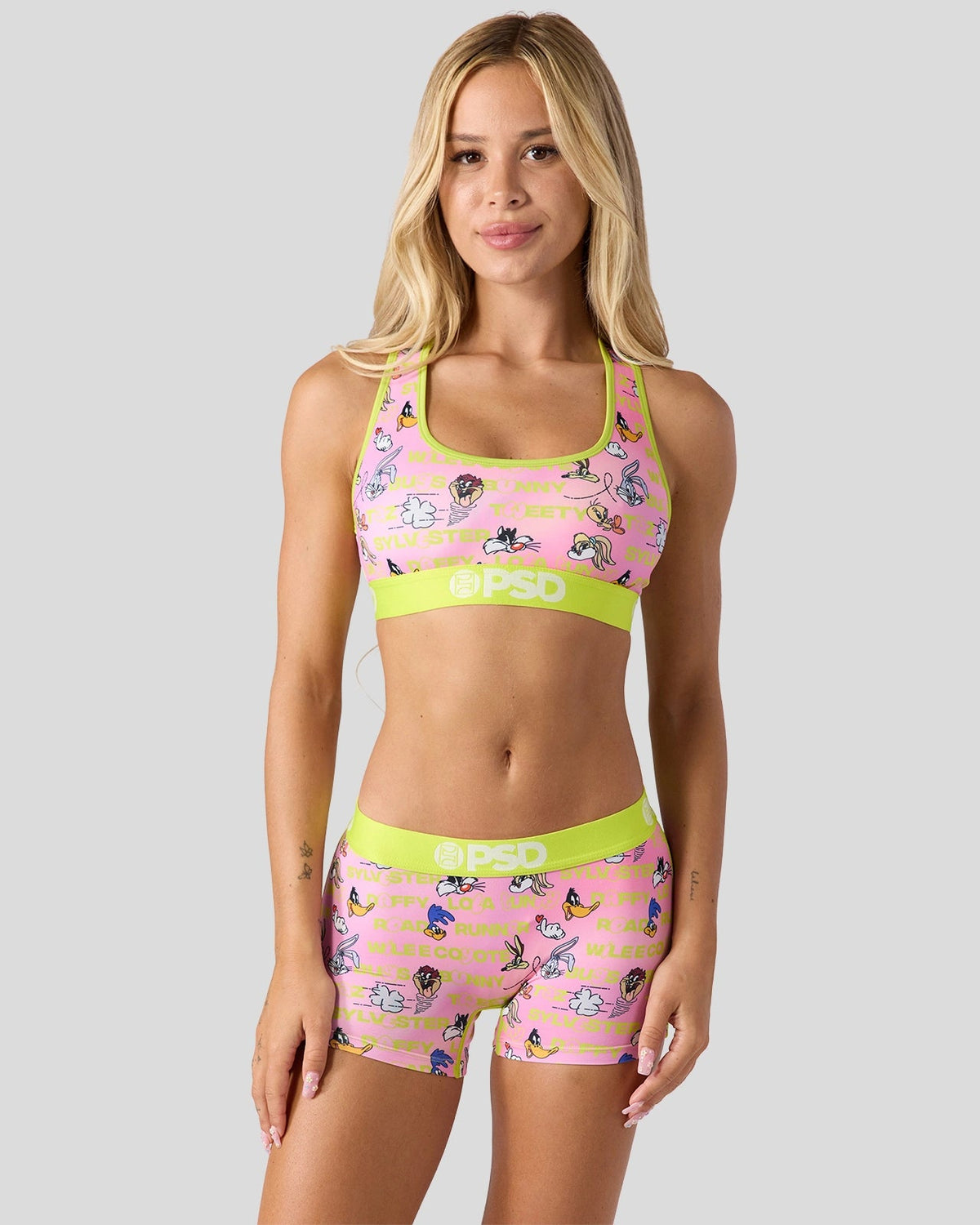 PSD Top Pick | Looney Tunes - Stacked - Sports Bra