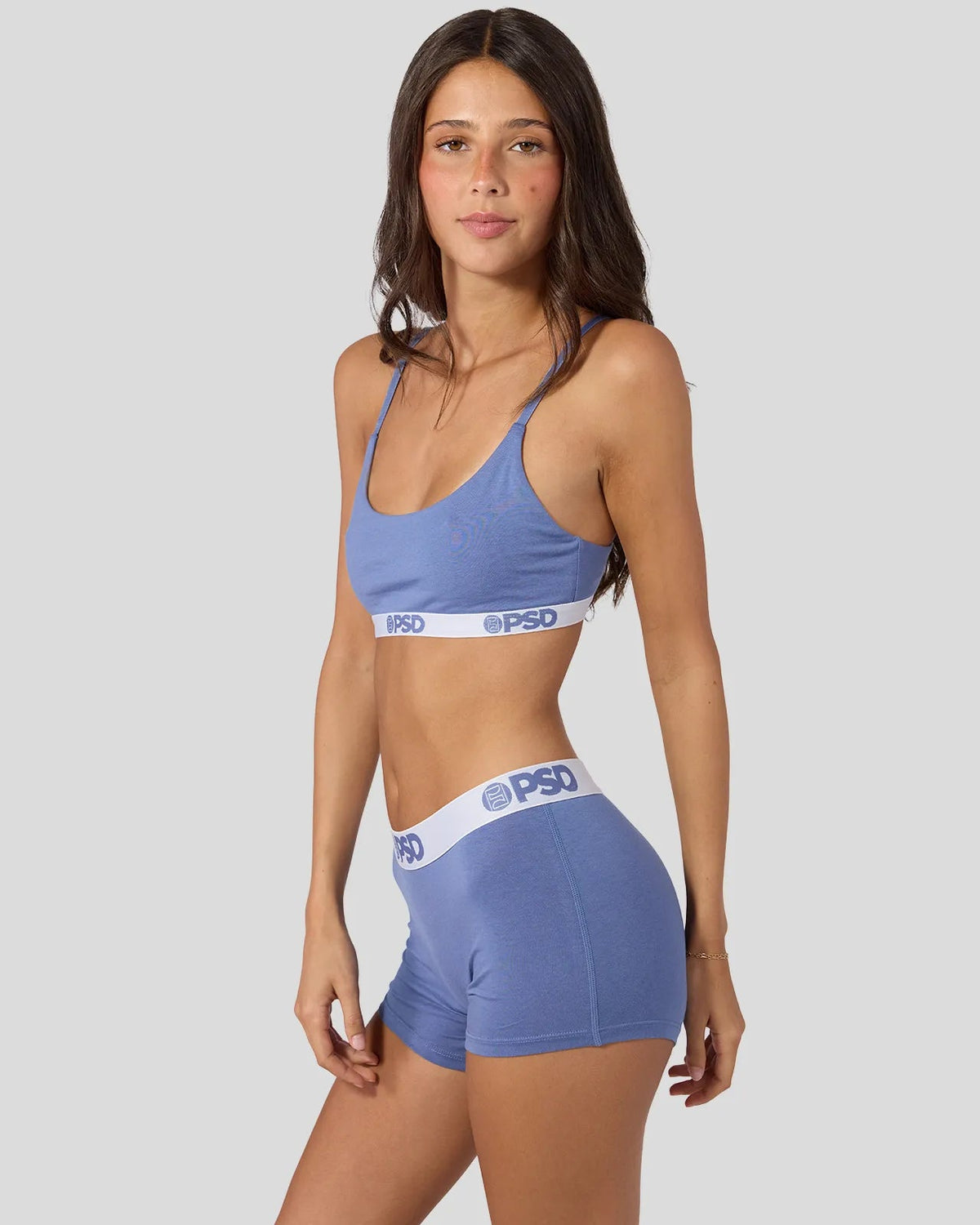 PSD Value | Modal Solids - Blue Denim - Scoop Bralette - Modal