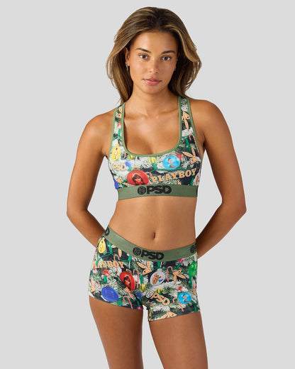 PSD Premium | Playboy - Festive Tree - Sports Bra