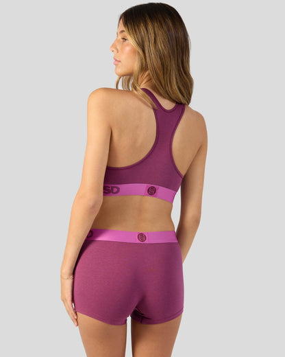 PSD Deals | Modal Solids - Mag Purp - Sports Bra - Modal