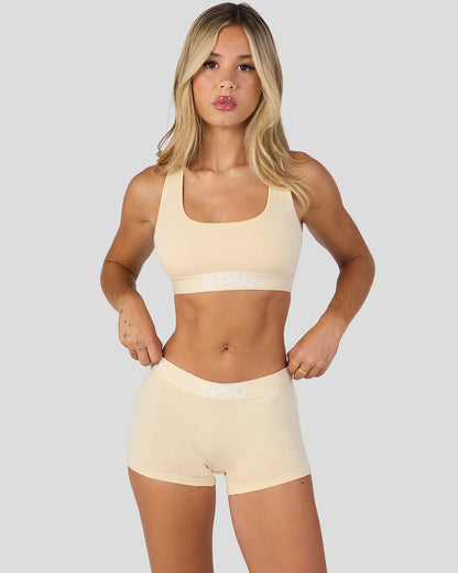 PSD Quality | Modal Solids - Creme - Sports Bra - Modal