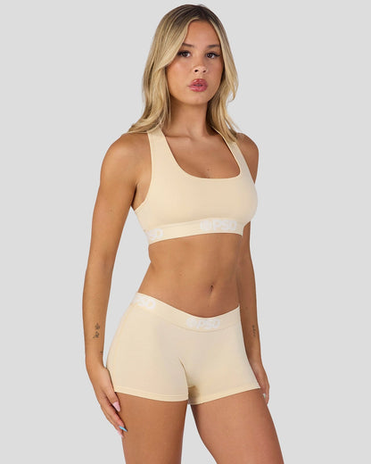 PSD Quality | Modal Solids - Creme - Sports Bra - Modal
