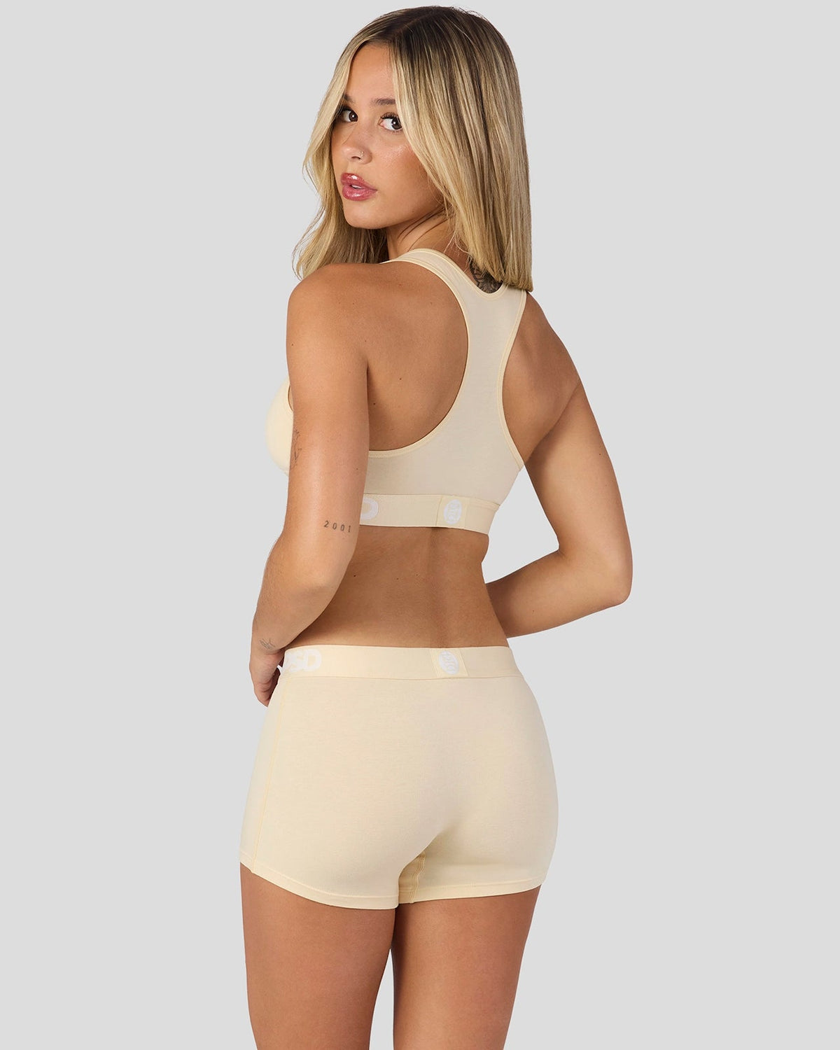 PSD Quality | Modal Solids - Creme - Sports Bra - Modal