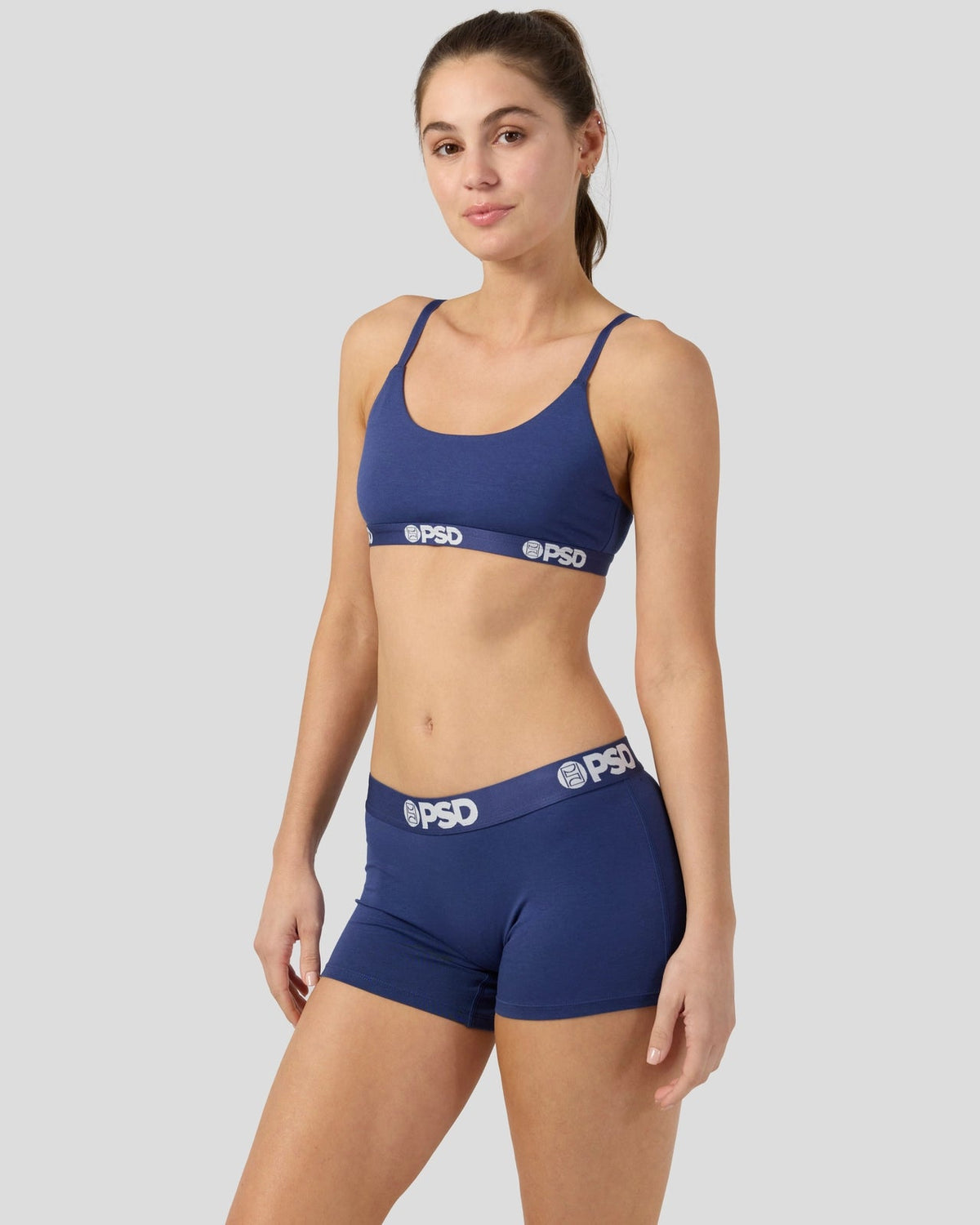PSD Deals | Modal Solids - Navy - Scoop Bralette - Modal