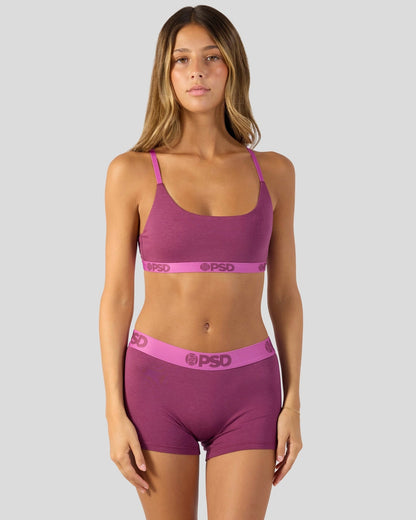 PSD Trending | Modal Solids - Mag Purp - Scoop Bralette - Modal