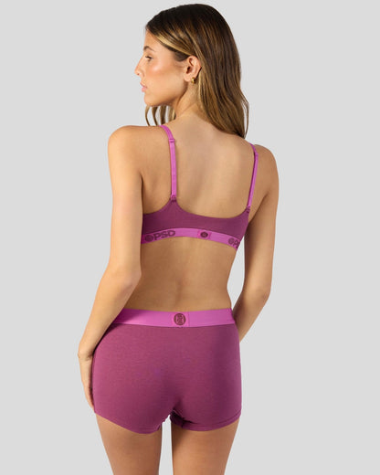 PSD Trending | Modal Solids - Mag Purp - Scoop Bralette - Modal