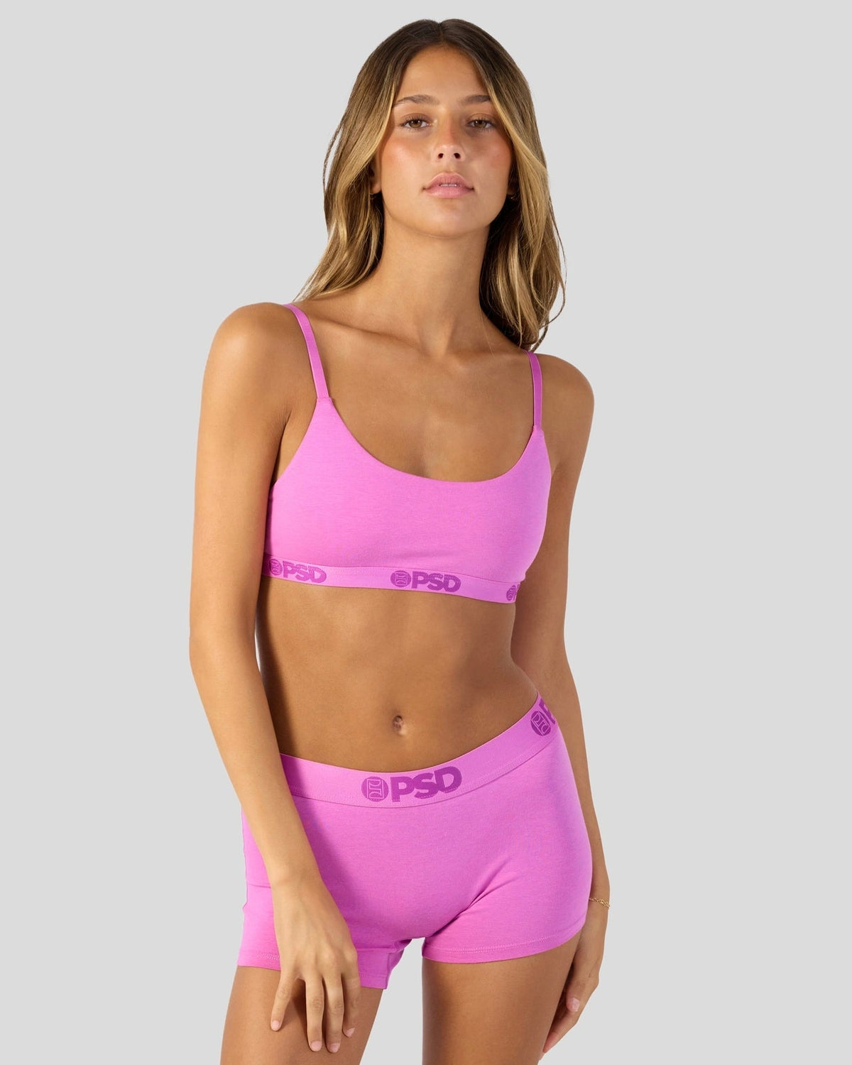 PSD Great Value | Modal Solids - Blush Pink - Scoop Bralette - Modal