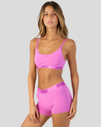 PSD Great Value | Modal Solids - Blush Pink - Scoop Bralette - Modal