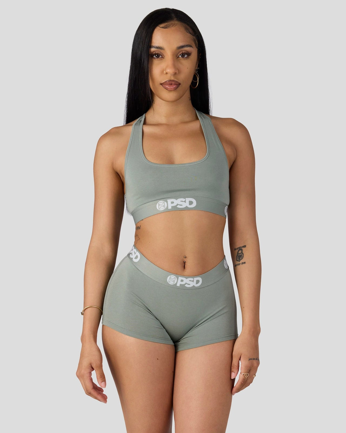 PSD Hot Sale | Modal Solids - Sage - Sports Bra - Modal