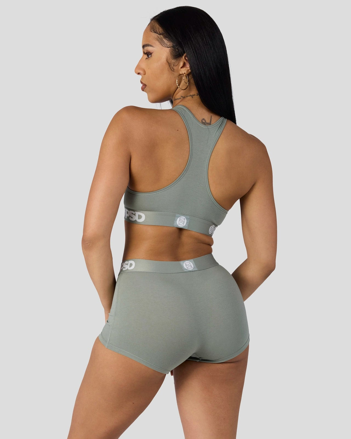 PSD Hot Sale | Modal Solids - Sage - Sports Bra - Modal