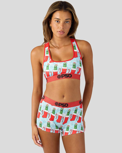 PSD Classic | Rick and Morty - Picklemas - Sports Bra