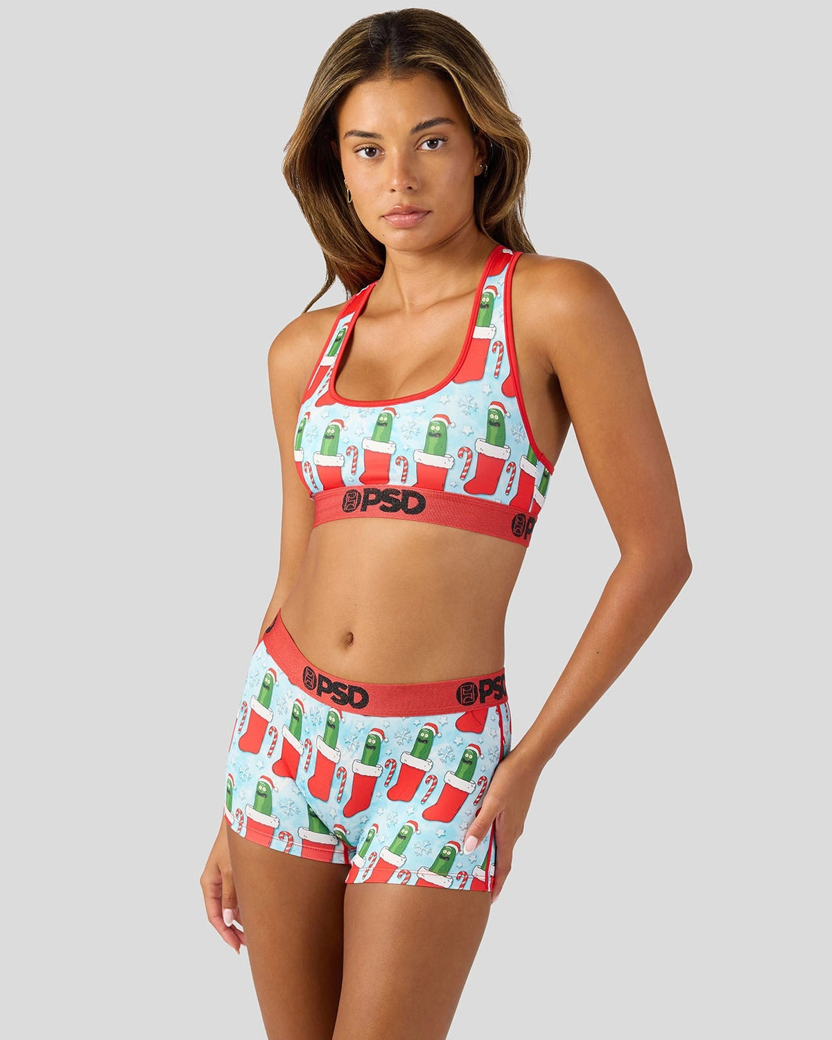 PSD Classic | Rick and Morty - Picklemas - Sports Bra