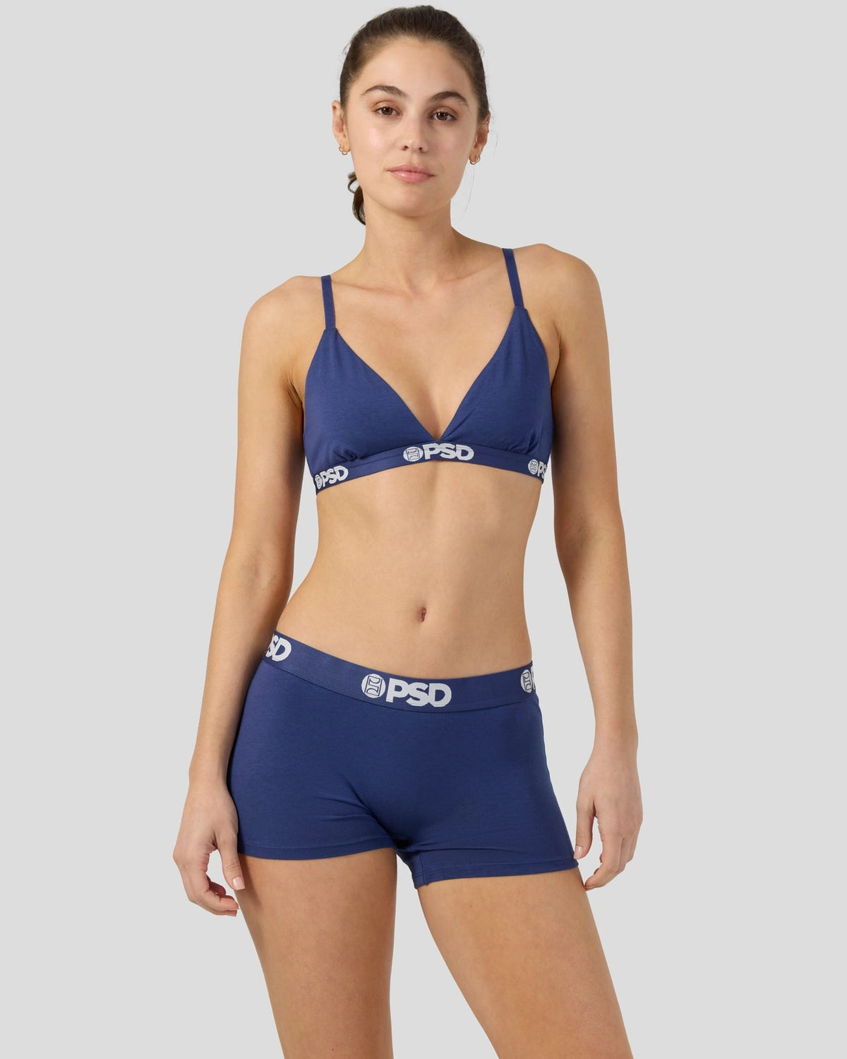 PSD Trusted | Modal Solids - Navy - Triangle Bralette - Modal