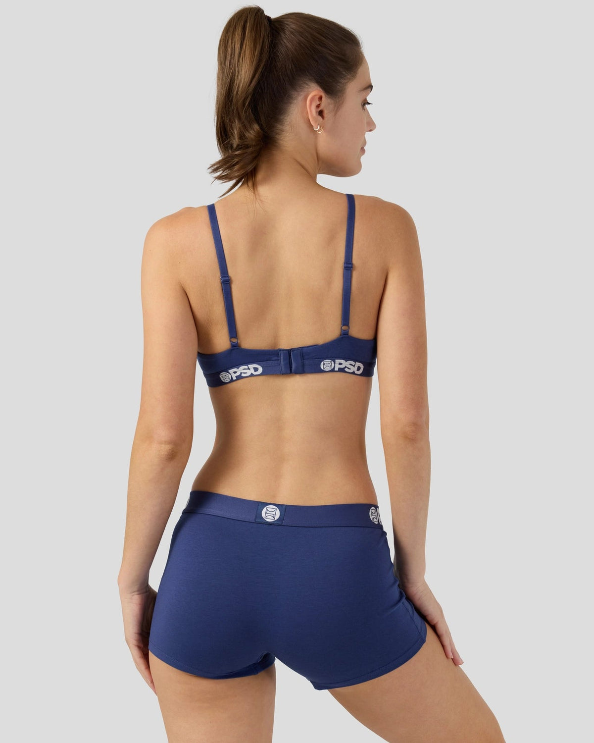 PSD Trusted | Modal Solids - Navy - Triangle Bralette - Modal
