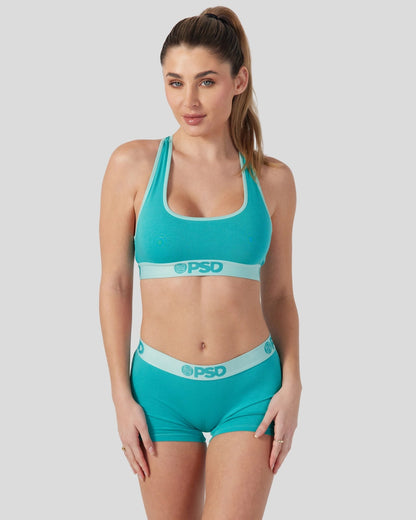 PSD Value | Modal Solids - Jade - Sports Bra - Modal