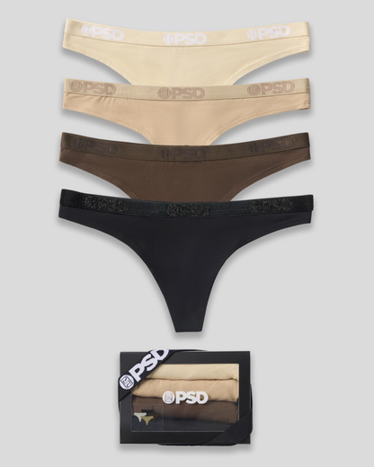 PSD Signature | Modal 4 Pack - Essentials - Thong - Modal