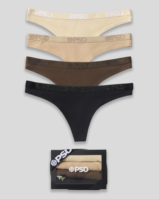PSD Signature | Modal 4 Pack - Essentials - Thong - Modal
