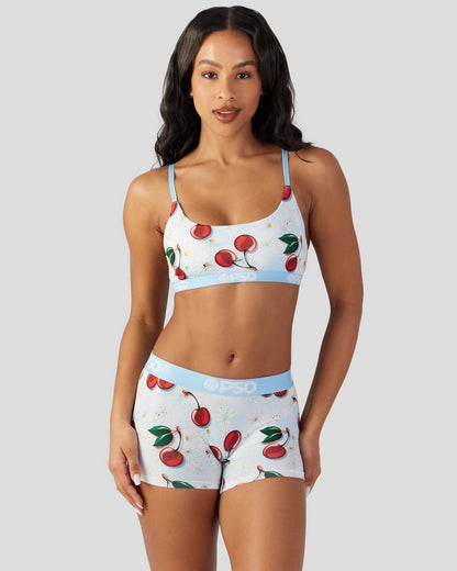 PSD Discount | Summer Cherry - Scoop Bralette