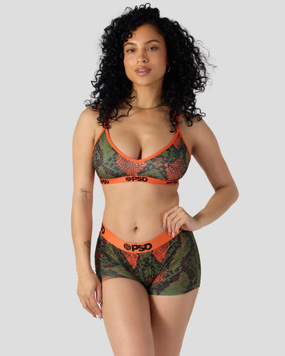 PSD Top Pick | Green Snake - V-Neck Bralette