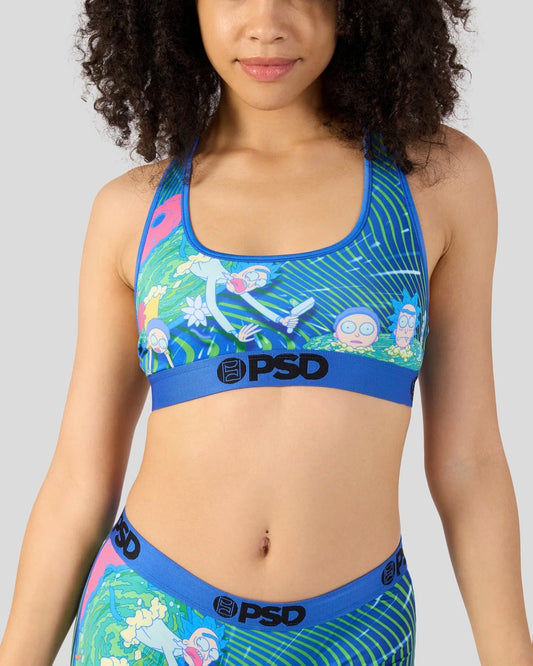 PSD Special Offer | Rick and Morty - Portal Haze - Sports Bra