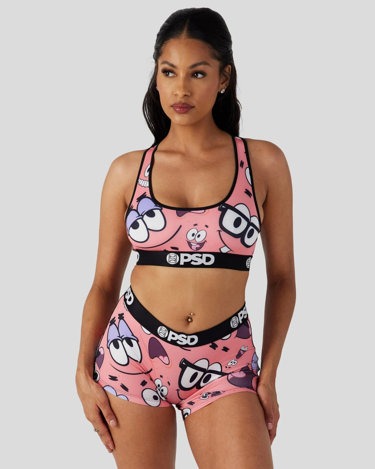 PSD Special Offer | SpongeBob SquarePants - Patrick Faces - Sports Bra