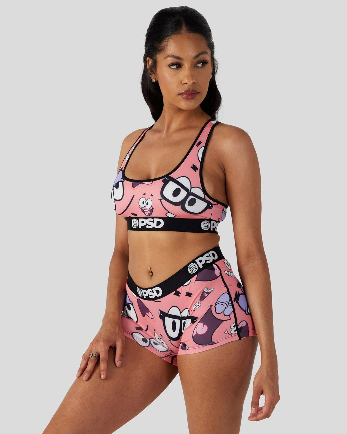 PSD Special Offer | SpongeBob SquarePants - Patrick Faces - Sports Bra