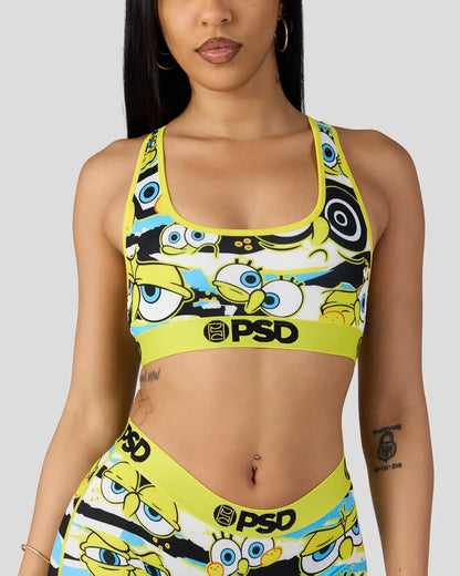 PSD Signature | SpongeBob Square Pants - Hidden Eyes - Sports Bra