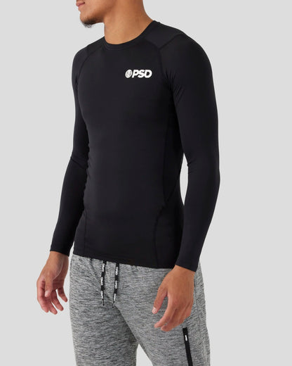 PSD Great Value | Compression Tee Long Sleeve - Black - Compression Tee