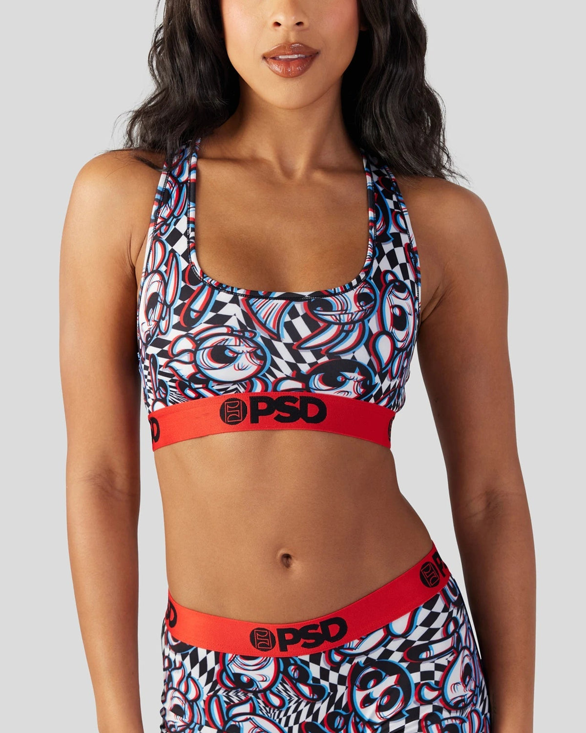 PSD Popular | The Powerpuff Girls - 3D Trip - Sports Bra