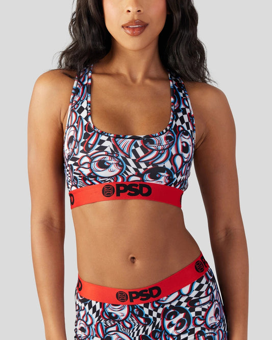 PSD Popular | The Powerpuff Girls - 3D Trip - Sports Bra