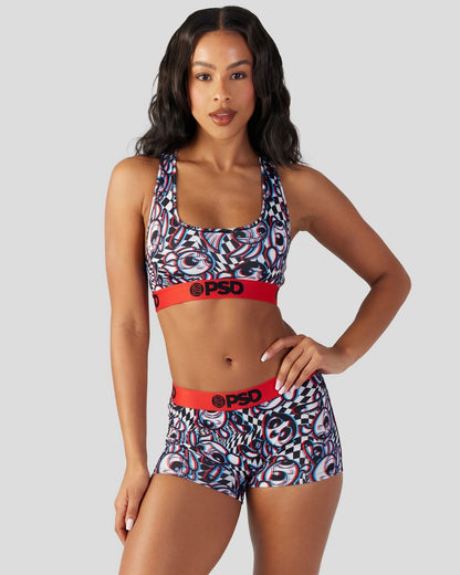 PSD Popular | The Powerpuff Girls - 3D Trip - Sports Bra