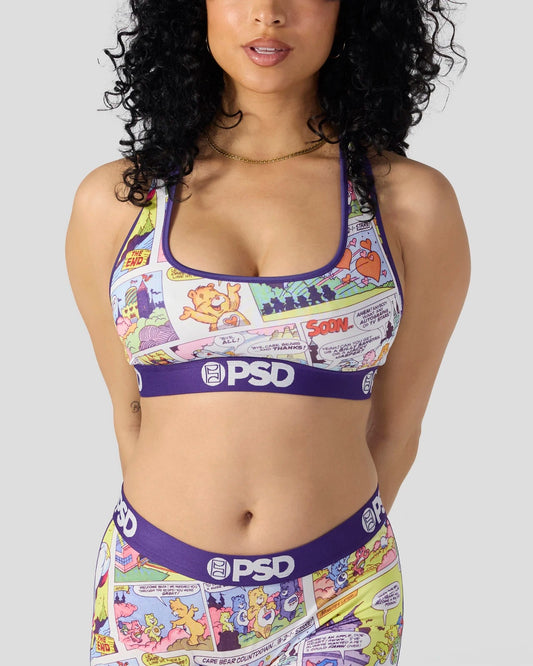 PSD Hot Sale | Care Bears - Comic - Sports Bra
