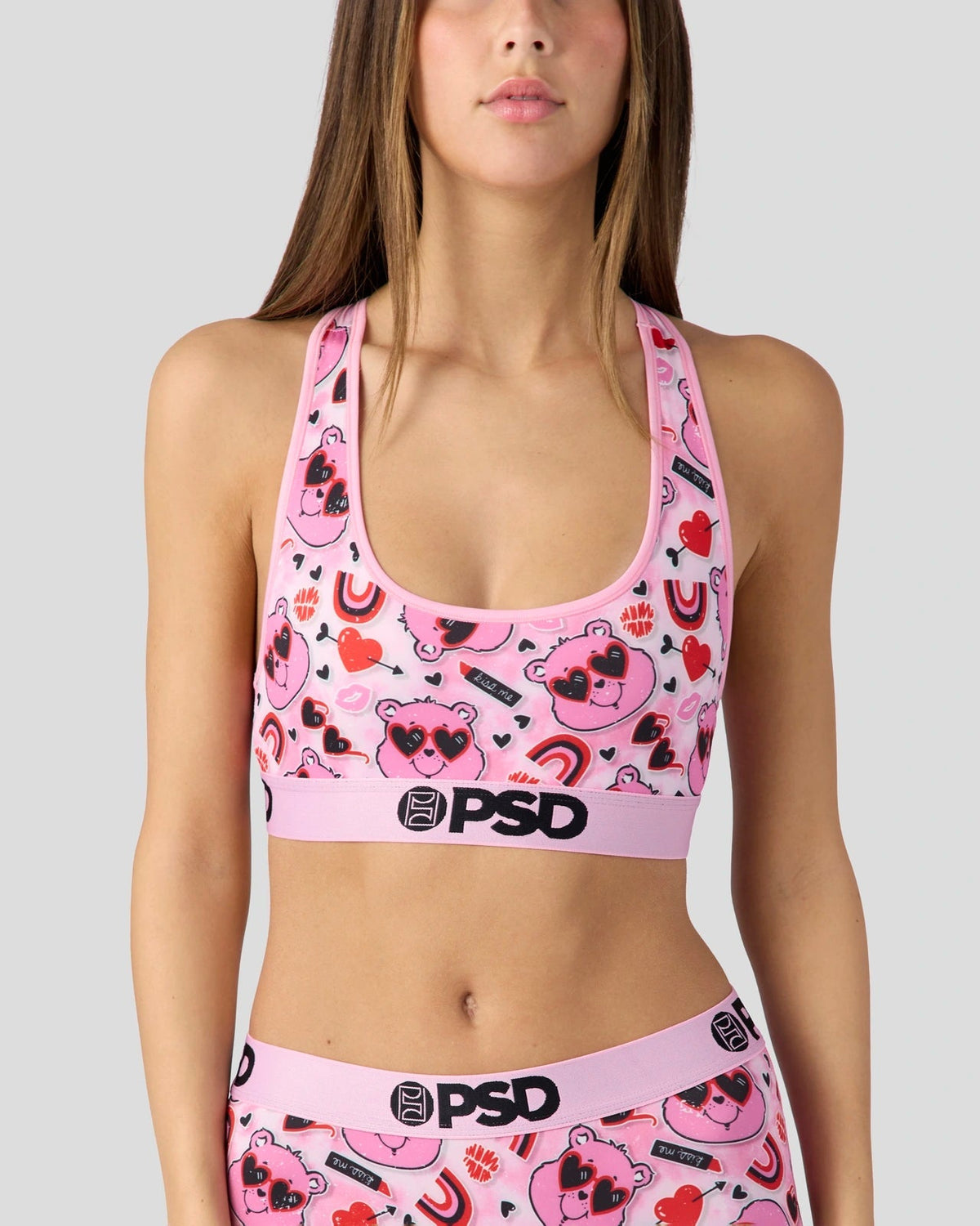 PSD Popular | Care Bears - Love Bear - Sports Bra