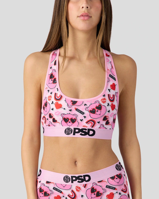 PSD Popular | Care Bears - Love Bear - Sports Bra
