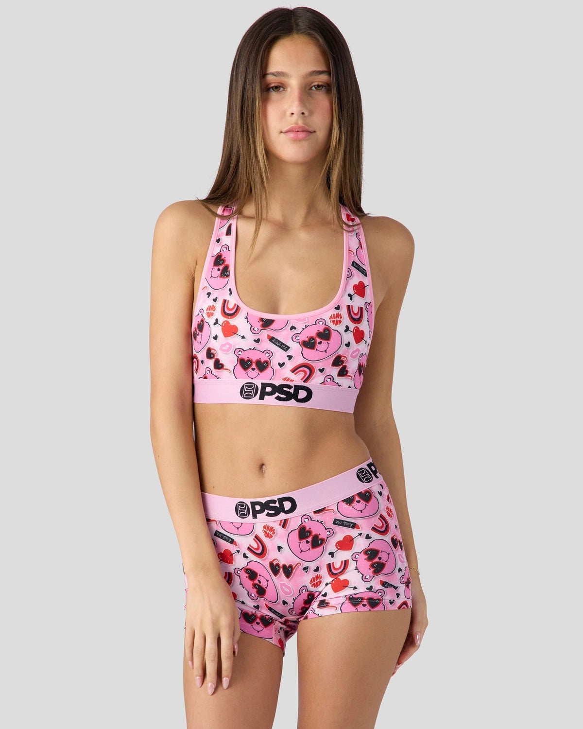 PSD Popular | Care Bears - Love Bear - Sports Bra